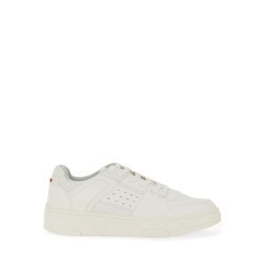 HUGO Men's Low-Top Perforated Sneakers Men WHITE